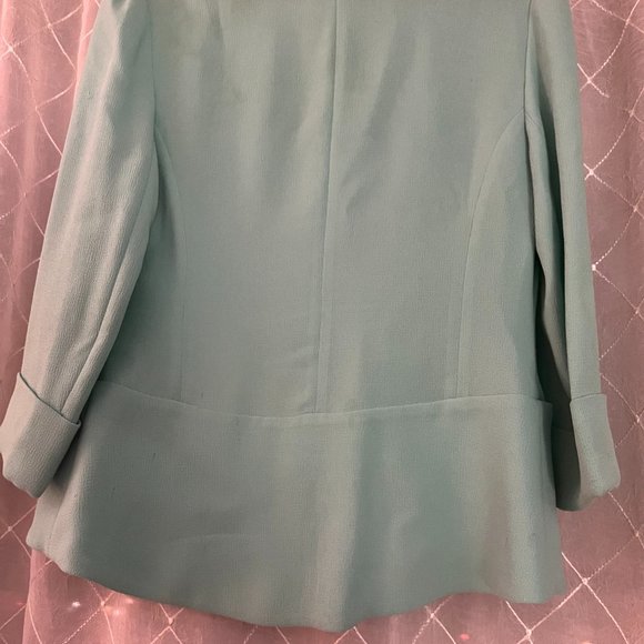 turquoise aritzia wilfred blazer jacket size 8 - Picture 9 of 15